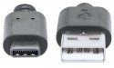 TECHLY Kabel USB 2.0 USB-A na USB-C 1 m M/M 353298