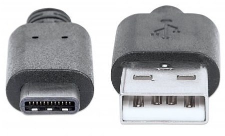 TECHLY Kabel USB 2.0 USB-A na USB-C 1 m M/M 353298