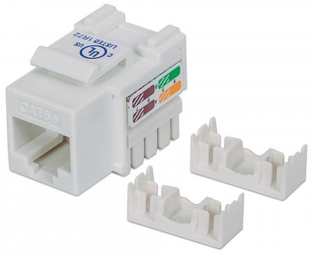 INTELLINET Moduł keystone C5 UTP białe 210355