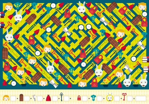 Książeczka Labirynty z Krainy Czarów