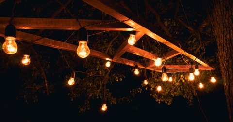 Girlanda ogrodowa 15m, 30xE27 IP65 (bez żarówek)