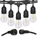 Żarówka LED E27 1W 2700K akcentowa plastik do girland ART 10pack