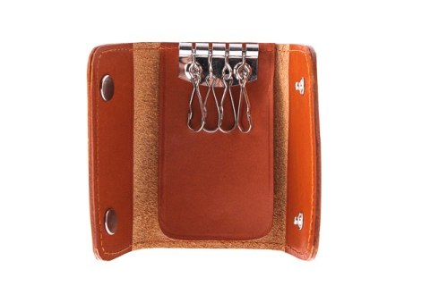 Etui na klucze skórzane Vintage P10 BLACK