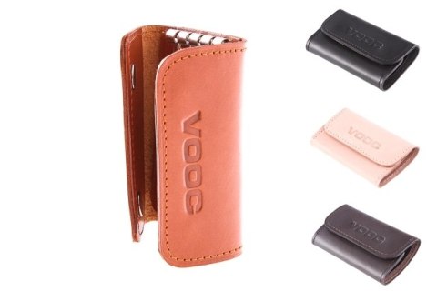 Etui na klucze skórzane Vintage P10 BLACK
