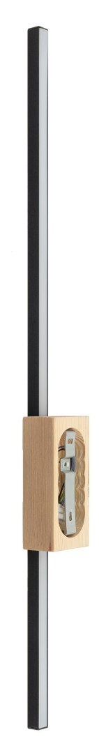 Kinkiet FLASH Sosna Brązowy Czarny LED 24W