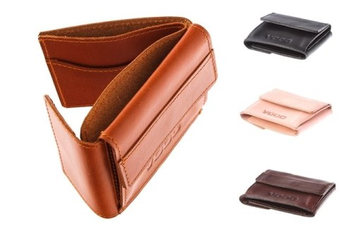 Portfel skórzany UNISEX Vintage P41 COGNAC