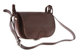 Torebka listonoszka skóra Vintage P26 BROWN