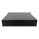 INTELLINET Szuflada do szaf Rack, 2U, z zamkiem, 466 mm, czarna 715829