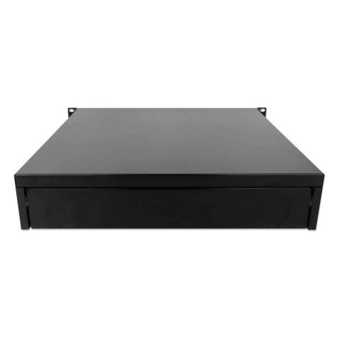INTELLINET Szuflada do szaf Rack, 2U, z zamkiem, 466 mm, czarna 715829