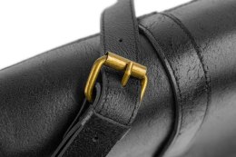 CZARNA SKÓRZANA LISTONOSZKA DAMSKA T4