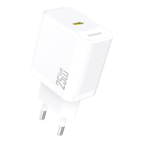 Ładowarka sieciowa 25W GaN USB-C - biała