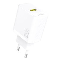 Ładowarka sieciowa GaN 25W USB-A - biała