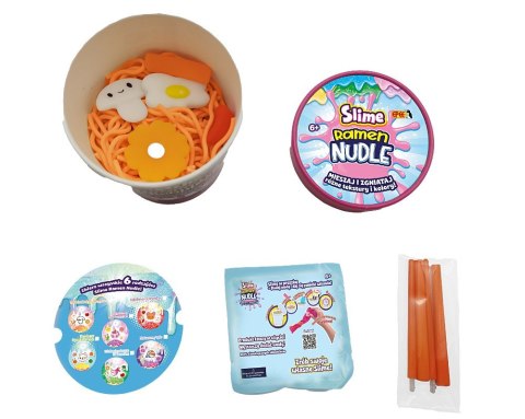 Slime Ramen Nudle Uśmiechnięty Grzybek