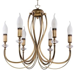 Żyrandol Świecznikowy MELODY Patyna 5xE14