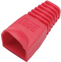 INTELLINET Osłonka na RJ45 czerwon 10SZT 504379