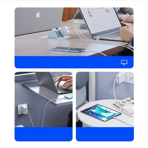 Kabel przewód CDX 100W 5A Power Delivery USB-C 1m - biały