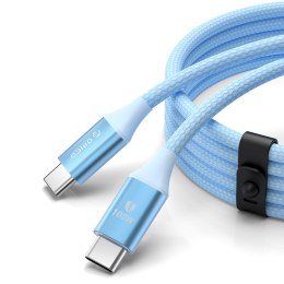 Kabel przewód CDX 100W 5A Power Delivery USB-C 1m - niebieski