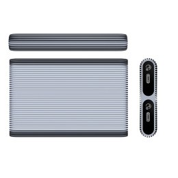 Kieszeń obudowa AM2C3-2N na dwa dyski M.2 NVME USB-C 10Gb/s - szara