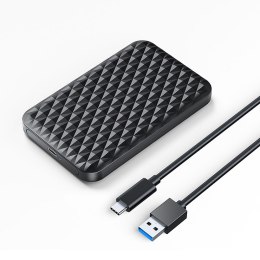 Kieszeń obudowa na dysk 2520C3-V1 2.5'' HDD / SSD USB-C 5Gb/s - czarna