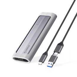 Kieszeń obudowa na dysk AXM2F-V1 M.2 NGFF USB-C 5Gb/s - szara