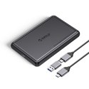 Kieszeń obudowa na dysk DDL25-C3 2.5'' HDD / SSD USB-C 5Gb/s - czarna
