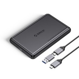 Kieszeń obudowa na dysk DDL25-C3 2.5'' HDD / SSD USB-C 5Gb/s - czarna