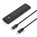 Kieszeń obudowa na dysk PWM2-G2 M.2 NVME USB-C 10Gb/s - czarna