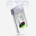 Kieszeń obudowa na dysk TX25C3 2.5'' HDD / SSD USB-C 5Gb/s - przezroczysta