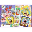 Puzzle - 4x250 - Szalony świat Sponge Boba - Trefl 13342