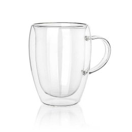 SZKLANKA TERMICZNA KUBEK 350ml Z PODWÓJNĄ SCIANKĄ DO KAWY HERBATY