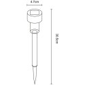 LAMPA SOLARNA PLASTIKOWA 4,5x31CM LED- KPL.4SZT