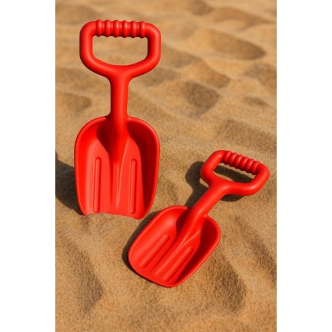 ŁOPATKA DO PIASKU JUMBO 37,5CM CZERWONA