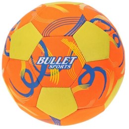 PIŁKA NOŻNA NEOPRENOWA BULLET SPORTS R.5 POMARAŃCZOWA