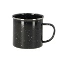 Kubek emaliowany czarny 350 ml