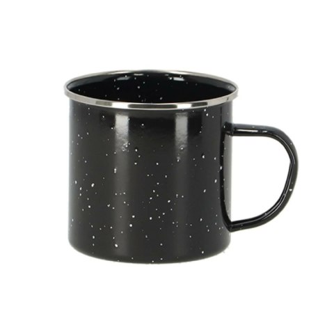 Kubek emaliowany czarny 350 ml