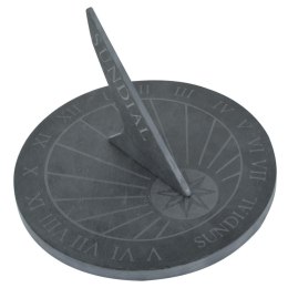 Zegar słoneczny z łupka naturalnego