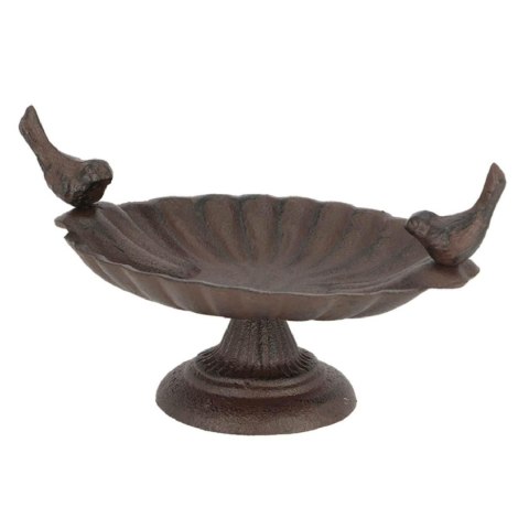 Żeliwne poidełko dla ptaków na nóżce