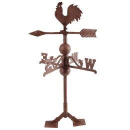 Żeliwny wiatrowskaz z kogutem