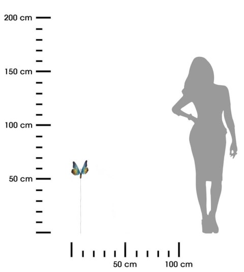 Dekoracja ogrodowa do wbicia Motyl 3 szt