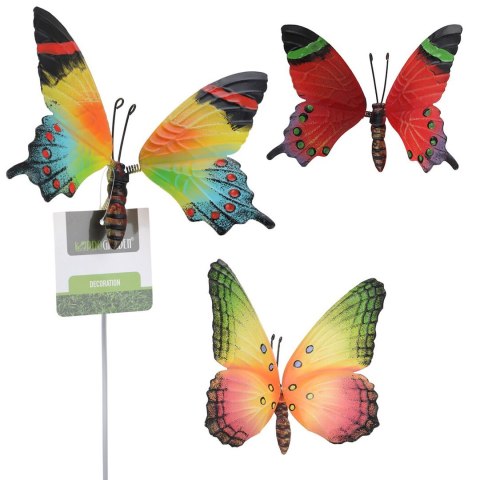 Dekoracja ogrodowa do wbicia Motyle 3 szt