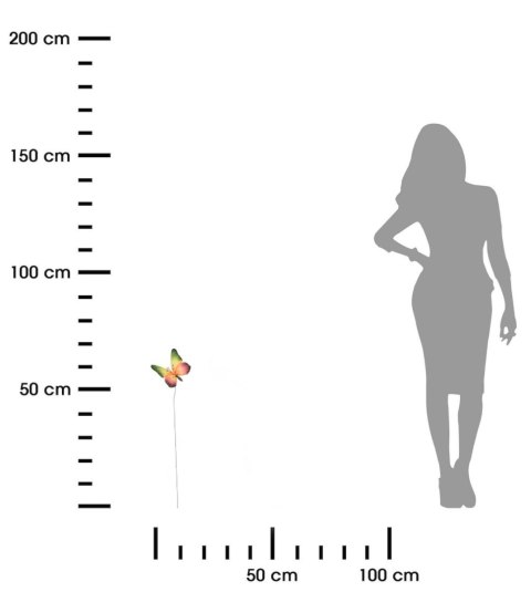 Dekoracja ogrodowa do wbicia Motyle 3 szt