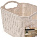 Koszyk do przechowywania beżowy 24x16xh14 cm