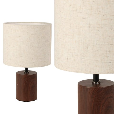 Lampka stołowa z beżowym kloszem 18xh29,5 cm