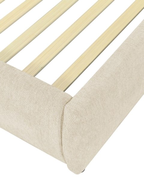 Łóżko tapicerowane MOSO 160x200 cm beż