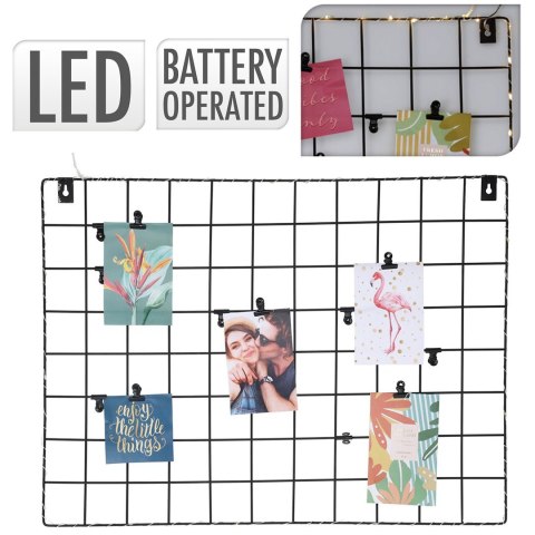 Organizer ścienny z oświetleniem LED 60x45 cm