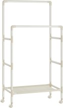 Stojący wieszak na ubrania 162 cm ecru