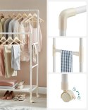 Stojący wieszak na ubrania 162 cm ecru