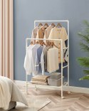 Stojący wieszak na ubrania 162 cm ecru