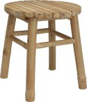 Taboret z drewna bambusowego 35xH38 cm