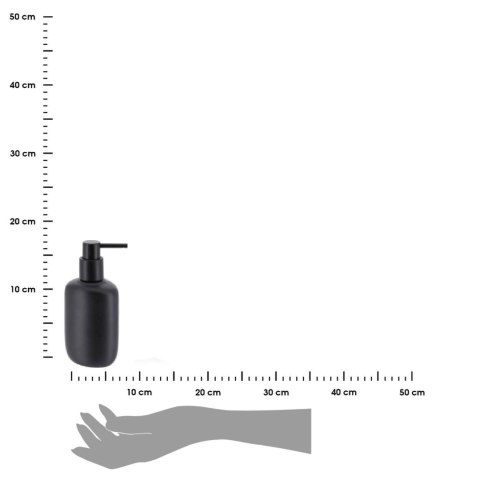 Czarny dozownik do mydła Sottani czarny